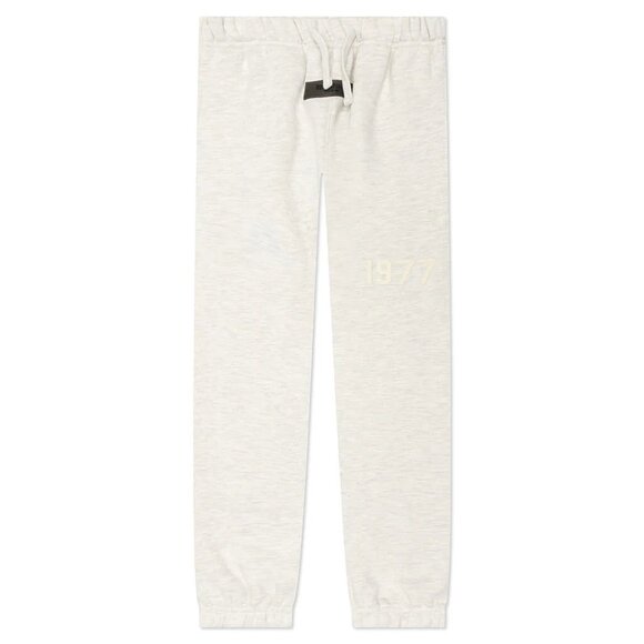 Fear of God ESSENTIALS Light Oatmeal Grey Sweatpants, Size: XS - Picture 1 of 7